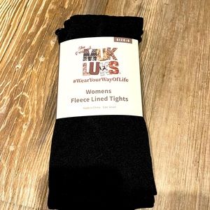 NIB Muk Luks Fleece Lined Tights